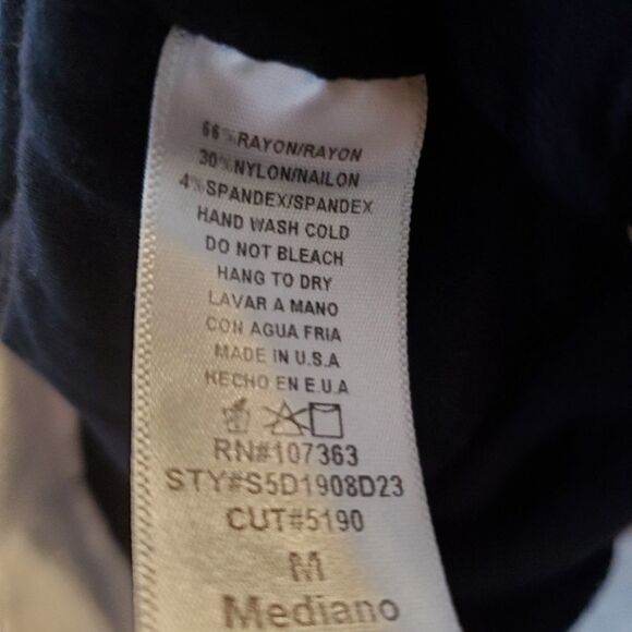 Lulu's  black and white band size Medium - Picture 2 of 3